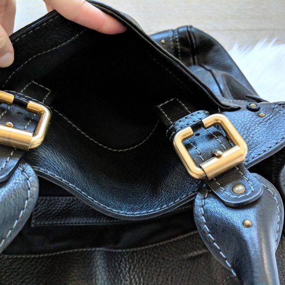 Authentic Chloe handbag with padlock and key - Picture 6 of 8